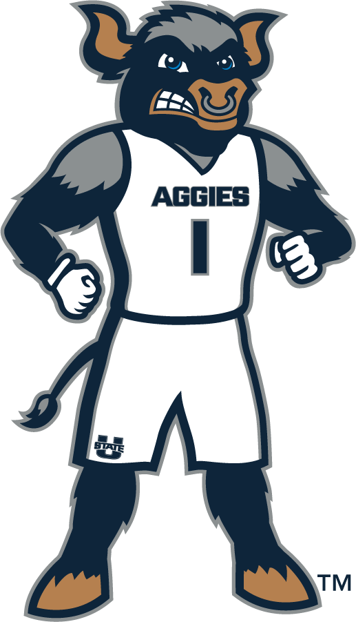 Utah State Aggies 2019-Pres Mascot Logo v2 t shirts iron on transfers